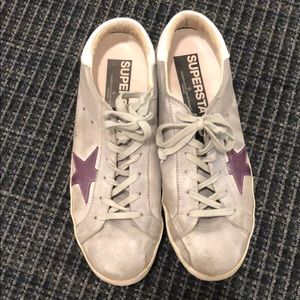 Authentic Grey suede Golden Goose sneakers!